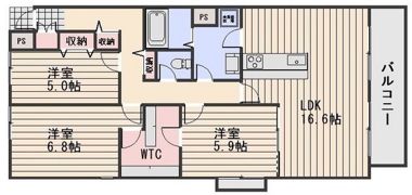 Hill Top津島の間取り画像