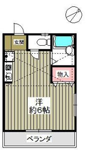 カーサ・デ・パティオの間取り画像