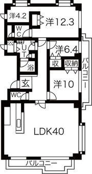 FOREST HILLSの間取り画像