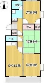シティーパレス松本の間取り画像