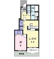レジデンス・林Bの間取り画像