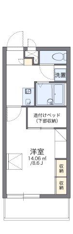 レオパレスKENTの間取り画像
