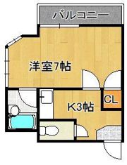 リバーサイド藤光の間取り画像