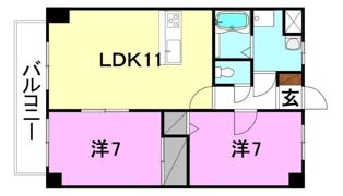 ビッグウエスト3の間取り画像