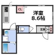 ダイヤモンドフジ桃谷の間取り画像