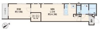 エリタージュ品川の間取り画像