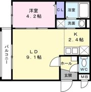 センチュリー北斗Ⅱの間取り画像