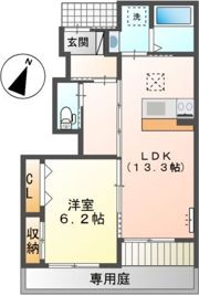 ユニヴァリィ新田の間取り画像