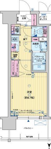 レオンコンフォート都島の間取り画像