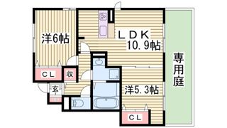 プランドール北五葉の間取り画像