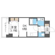 プレリス大阪今里サヴィアの間取り画像