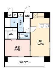 免疫ビルEXCIAⅡの間取り画像