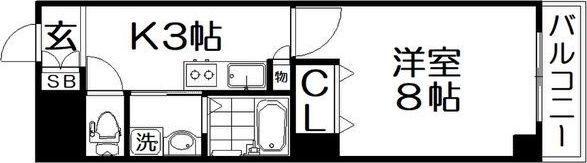 フリーディオ天の川の間取り画像