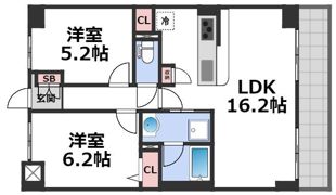 サン シエロ東今里の間取り画像