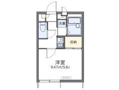 レオパレスKAZUの間取り画像