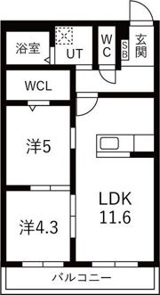 アーバンコート尾西の間取り画像