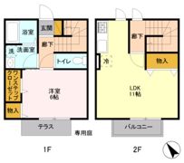 メゾン・ド・サンセール10番館・11番館の間取り画像