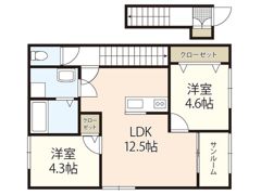 キャベンディッシュ上の浜の間取り画像