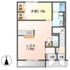 リッツパークBの間取り画像