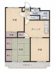 石川勉マンションの間取り画像