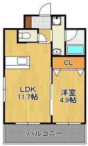 ラフィーネ金田の間取り画像