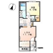 サンプレスⅡの間取り画像