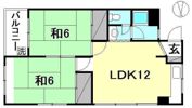 椿マンションの間取り画像