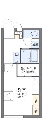 レオパレス千現の間取り画像