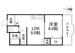 ハイツ高井の間取り画像
