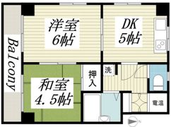ライオンズマンション神戸元町の間取り画像
