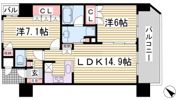 リーガル神戸海岸通りの間取り画像