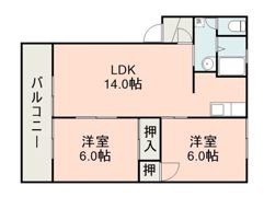 アビタシオン武蔵ヶ丘Eの間取り画像