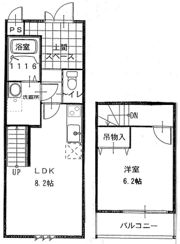 スリーハーブズ服部寿町の間取り画像