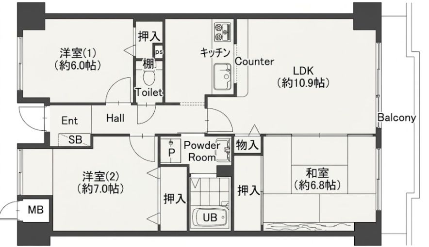 間取図