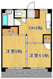 第一白石ビルの間取り画像