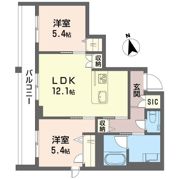 アンムート戸越公園の間取り画像