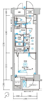 DIPS西新井の間取り画像