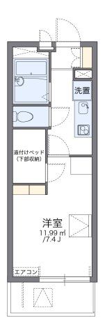 レオパレス丸根の間取り画像