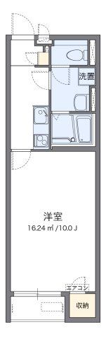 クレイノシャイン万倍の間取り画像