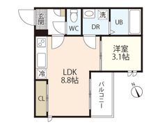 Regalest Fleurir 江波本町の間取り画像