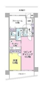 グランコープ東高麗橋の間取り画像