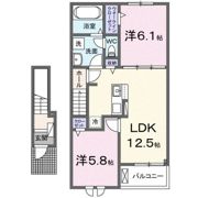 エストレージャⅠの間取り画像