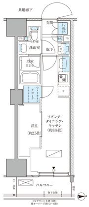 パークアクシス品川天王洲アイルの間取り画像