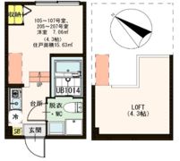 ハーモニーテラス南篠崎町の間取り画像