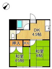 コーポ寿の間取り画像