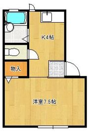 プレジールミスミの間取り画像