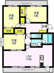 リジョンA・B棟の間取り画像