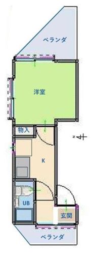 みなみマンションの間取り画像