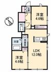 アプリコット Ⅲの間取り画像