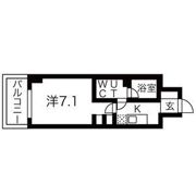 ミュプレ江坂(旧:ベルフェリーク江坂)の間取り画像